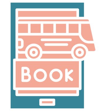 Kitap. Web simgesi basit illüstrasyon