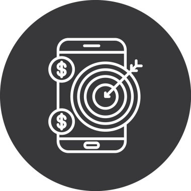 seo modern simgesinin vektör illüstrasyonu