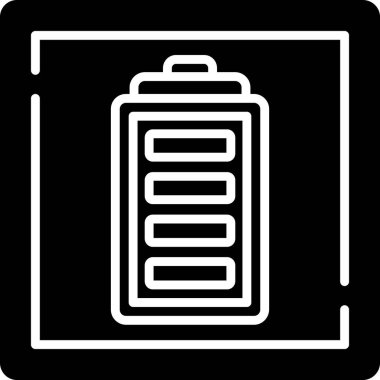 pil ikonu vektör çizimi