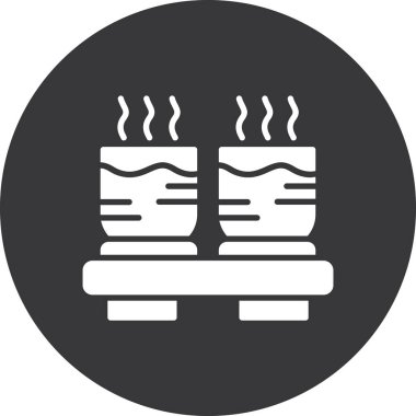 Gıda simgesinin vektör illüstrasyonu