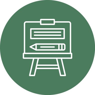 Eğitim simgesinin vektör illüstrasyonu