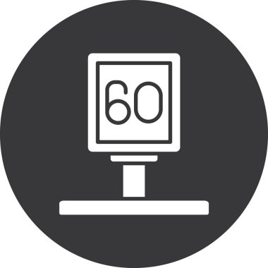 izleyici vektör simgesi modern basit illüstrasyon