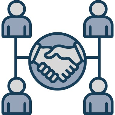 Tokalaşın. Web simgesi basit illüstrasyon