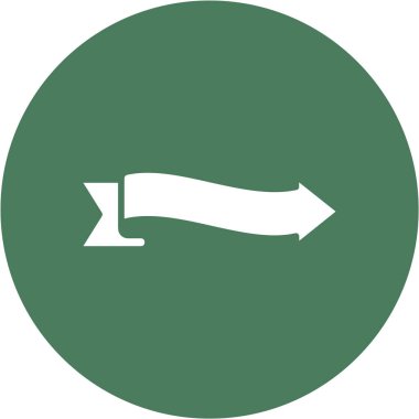 Ok. Web simgesi basit illüstrasyon