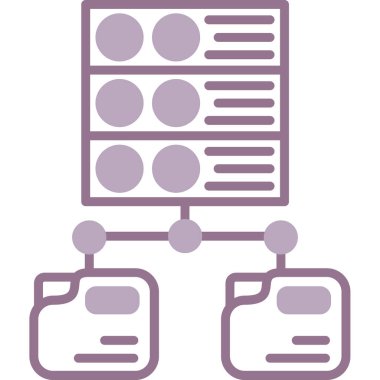 şebeke. Web simgesi basit illüstrasyon