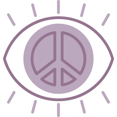 Beyaz simgenin vektör illüstrasyonu