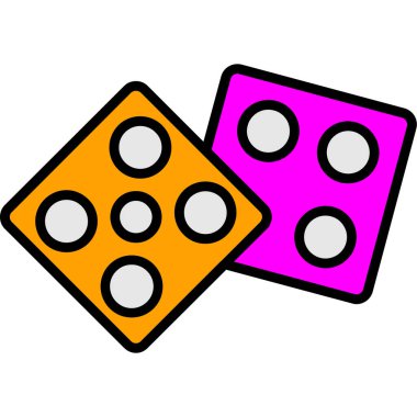 Zar simge tasarlamak vektör