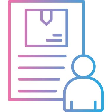 Kimlik kartı. Basit resimleme