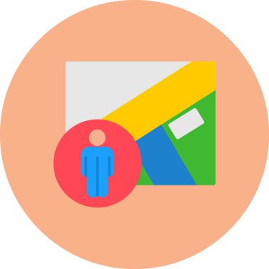 iş kartı vektör simgesi