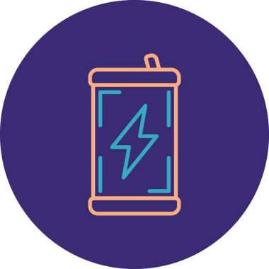 vektör elektrik pil simgesi