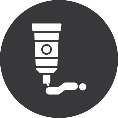 Modern oto tamir simgesinin vektör illüstrasyonu