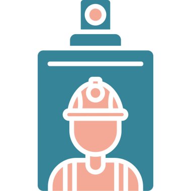 Ateşli bir adamın vektör çizimi