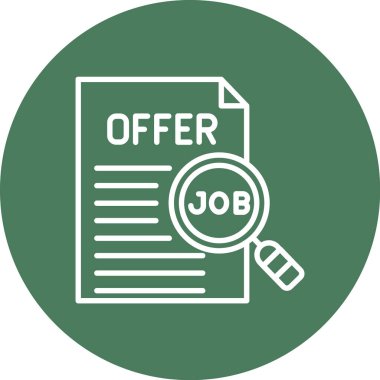 Görev simgesinin vektör illüstrasyonu