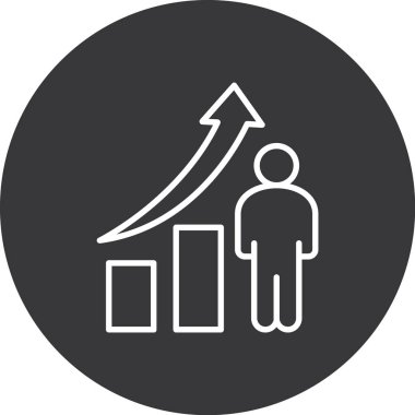 iş simgesi vektör illüstrasyonu