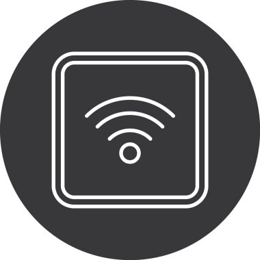 wifi simgesi vektör illüstrasyonu