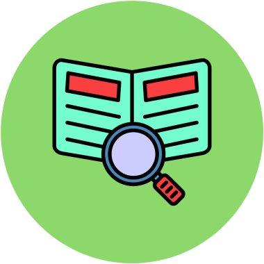 Büyüteç vektör resimleme simgesi