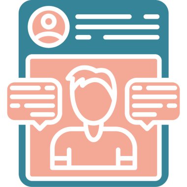 İş görüşme vektör çizim