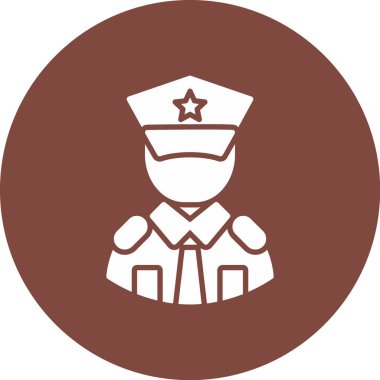 Askeri simgenin vektör illüstrasyonu