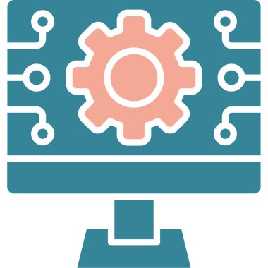 seo modern simgesinin vektör illüstrasyonu