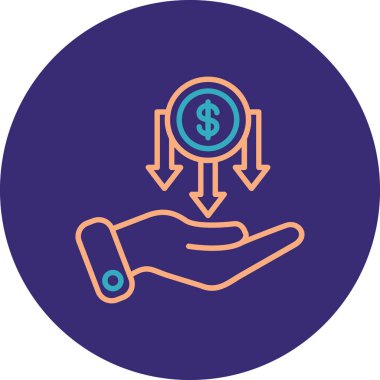 para simgesi vektör illüstrasyonu