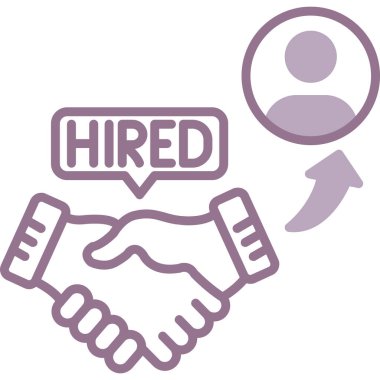 Tokalaşın. Web simgesi basit illüstrasyon