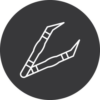 Modern simgenin vektör illüstrasyonu