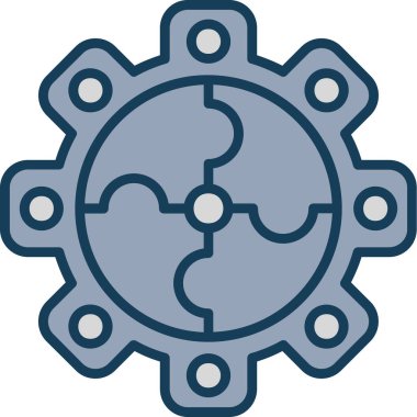 Teçhizat Web simgesi basit illüstrasyon