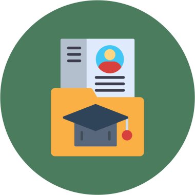 İş için web düz simgesi