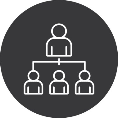 İnsan simgesinin vektör illüstrasyonu