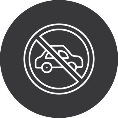 Bir dur simgesinin vektör illüstrasyonu