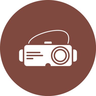 Kamera simgesinin vektör illüstrasyonu