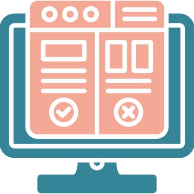 Bilgisayar Veri simgesi, vektör çizimi