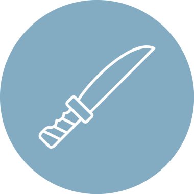 bıçak simgesi vektör illüstrasyonu