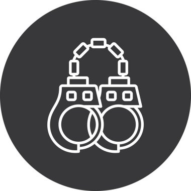 Projeniz için vektör simgesi çizimi, çember