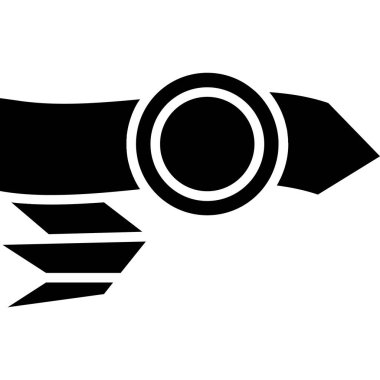 Uçak hava ikonu katı biçimde