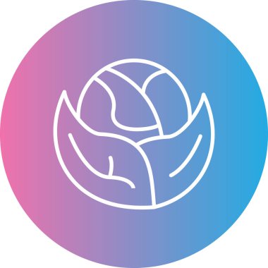 Bir çiçek simgesi renkli bir vektör illüstrasyonuName