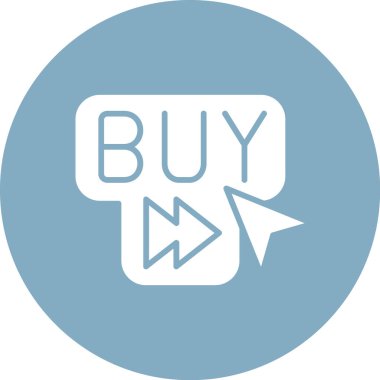 Düğme vektör simgesi satın