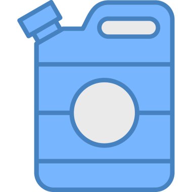 Şişe simgesi. Web için su vektörü simgelerinin basit çizimi