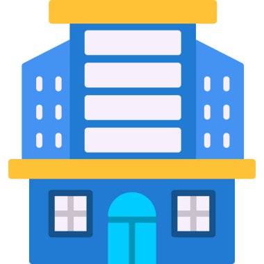 ev inşa simgesi düz stil