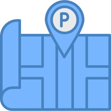 konum. Web simgesi tasarımı illüstrasyonu