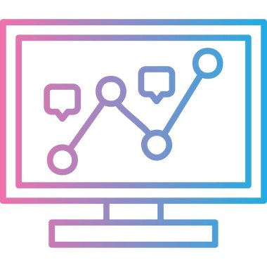 seo modern simgesinin vektör illüstrasyonu