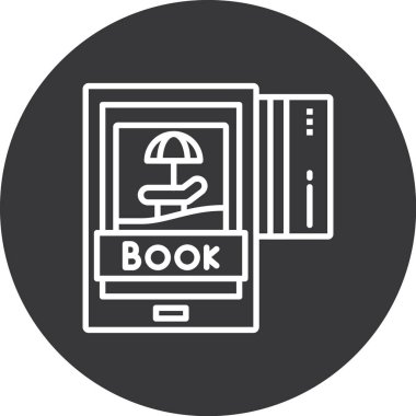 kitap simgesi vektör illüstrasyonu