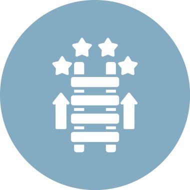 Bir yıldızın vektör illüstrasyonu