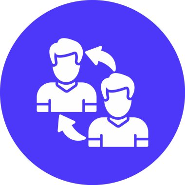 İnsan simgesinin vektör illüstrasyonu