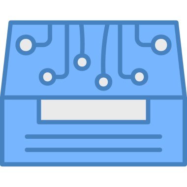 Yazıcı. Web simgesi basit illüstrasyon