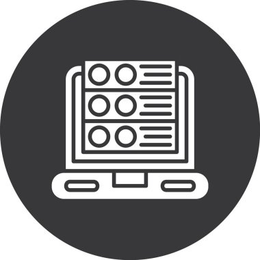 Web tasarım ikonu vektör illüstrasyonu