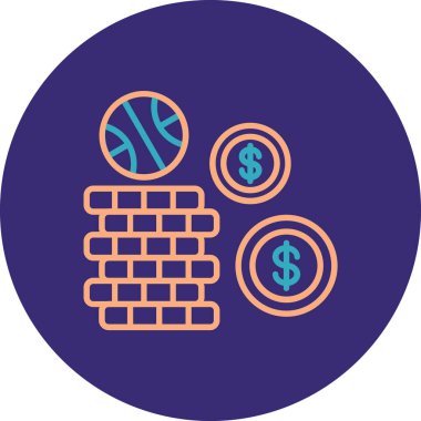 Modern b 'nin vektör illüstrasyonu eksik simgesi