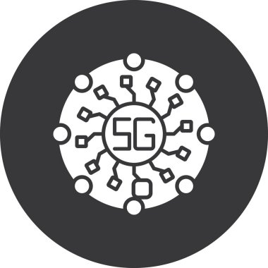 Modern bir simgenin vektör illüstrasyonu