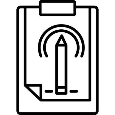 Bir usb simgesinin vektör illüstrasyonu