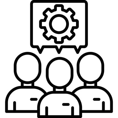 Seo simgesinin vektör illüstrasyonu